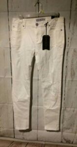 Ankle skinny mid rise jeans